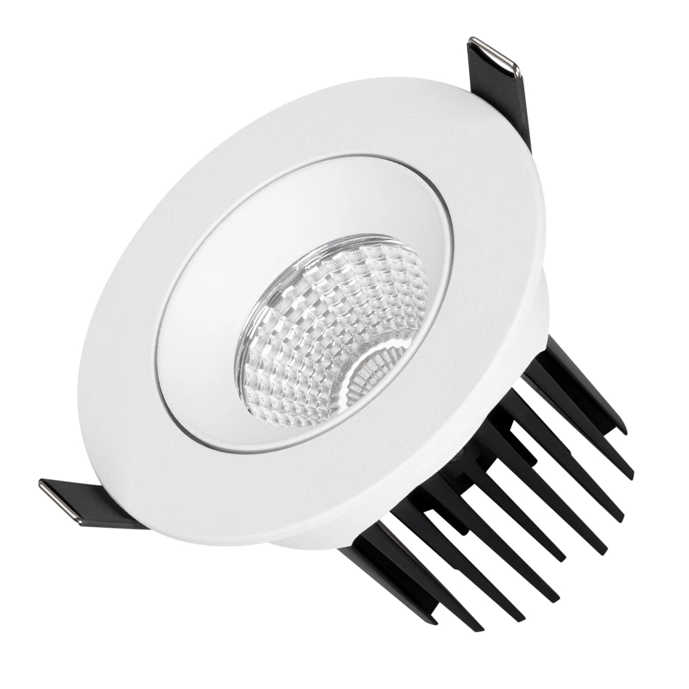Светильник MS-ATOLL-BUILT-TURN-R94-10W Warm3000 (WH, 60 deg, 230V) (Arlight, IP54 Металл, 5 лет) 044603