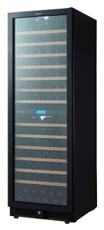 Винный шкаф Cellar Private СP165-2TBH черная дверь со скрытой рукояткой