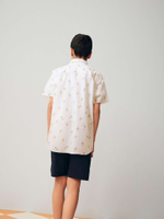 Рубашка с коротким рукавом для мальчика Next 729-910, Белый