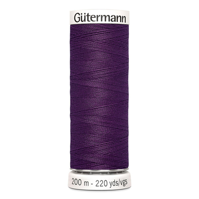 01 Нить Sew-All 100/200 м для всех материалов, 100% полиэстер Gutermann 748277 (257 пыльно-фиолетовый)