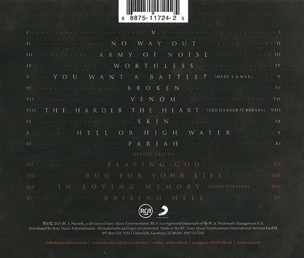 Bullet For My Valentine / Venom (Deluxe Edition)(CD)