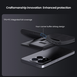 Усиленный чехол с сдвижной шторкой для камеры от Nillkin для Xiaomi 14T, серия CamShield Pro Case