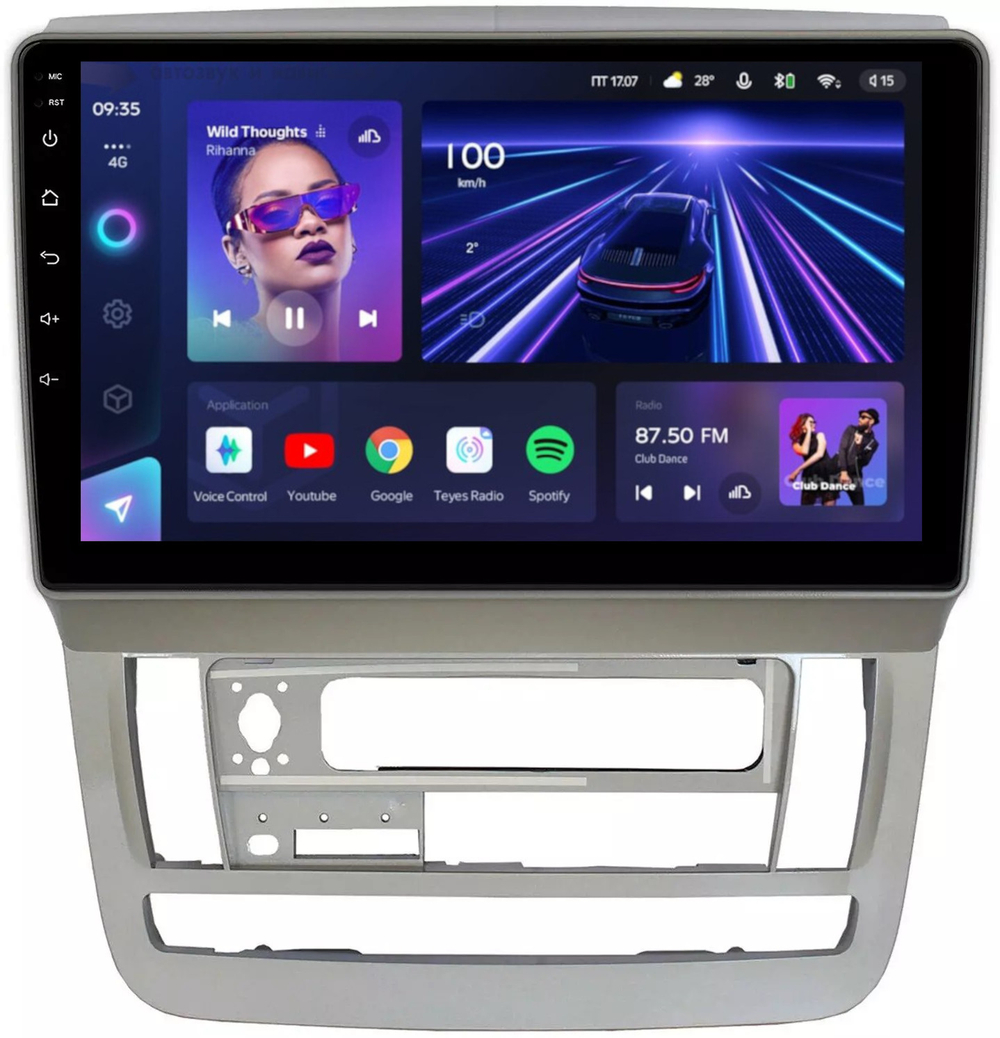 Магнитола для Toyota Alphard 2002-2005 - Teyes CC3L на Android 10, 8-ядер, CarPlay, 4G SIM-слот