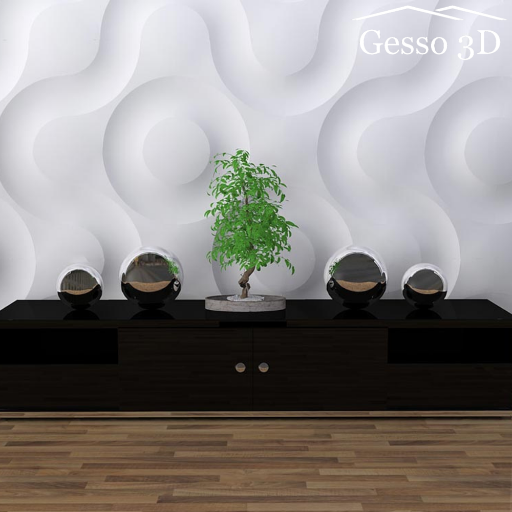 Гипсовая 3D панель Аливия