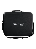 Сумка для Ps5 черная, искусственная замша: для Playstation 5