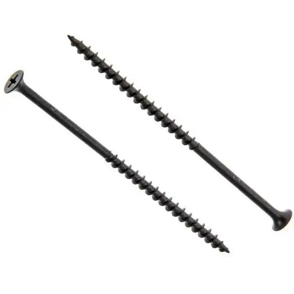 Саморез для крепления гипсокартона к металлу (Крупная резьба) 4,8 х 102 (100 шт.)