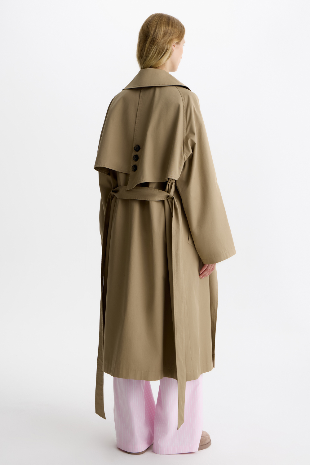 Тренч «Наполеон» хлопковый удлиненный