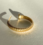 Серьги FALX RINGS позолота