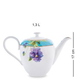 Pavone JK-117 Чайный сервиз 22 пр. на 6 перс. «Виола» (Viola  )