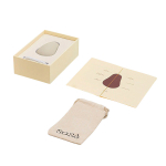 Серый аккумуляторный компактным вибромассажер 7,1см Sose Opal OP00106