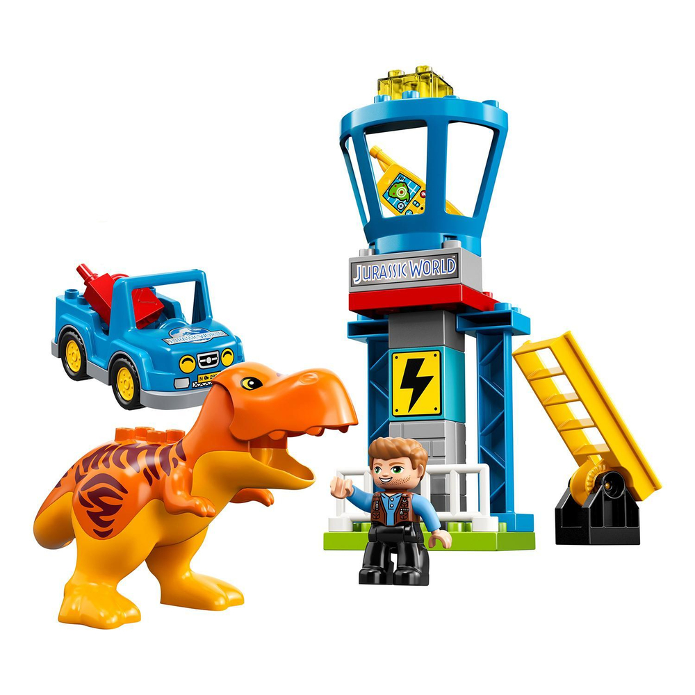 LEGO Duplo: Jurassic World — Башня ти-рекса 10880 — T. rex Tower — Лего Дупло Мир юрского периода