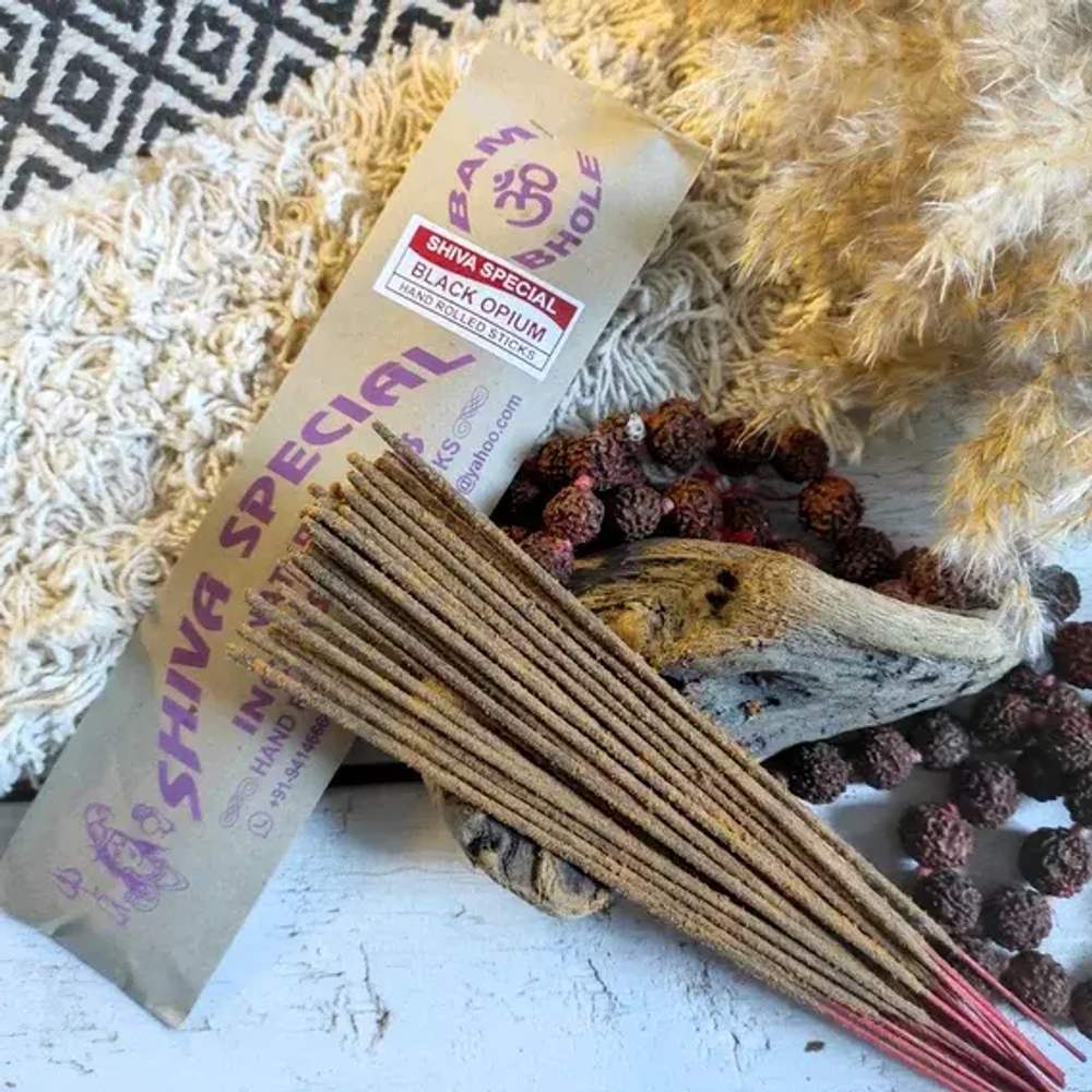 BLACK OPIUM индийские благовония-палочки (Shiva Special)