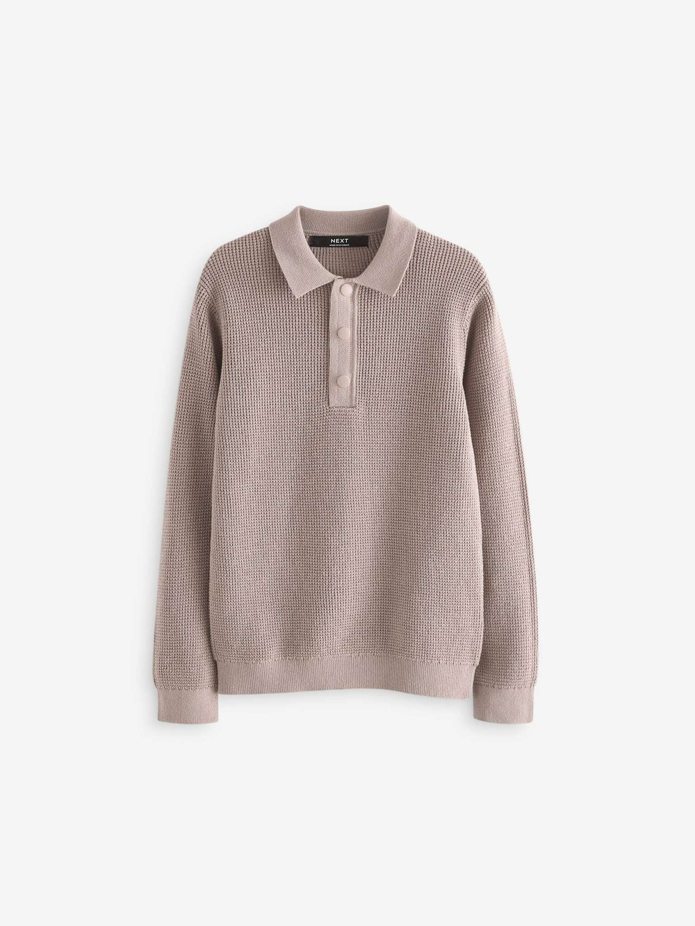 Поло с длинным рукавом для мальчика Next 433-340, Бежевый