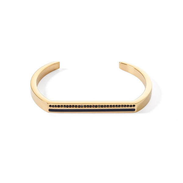 Браслет Coeur de Lion Black-Gold 0133/32-1316 18