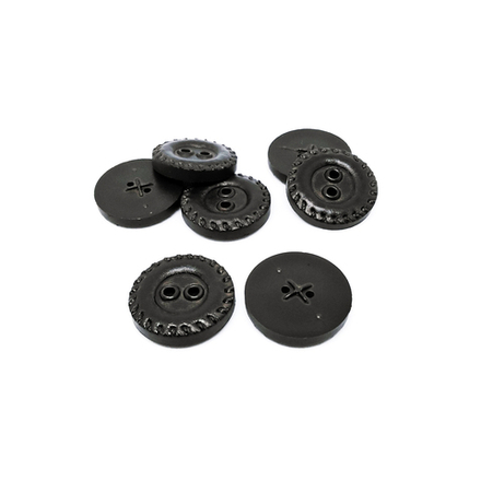 Пуговицы №836, 2пр, 25мм, цв.коричневый ( LF 0978)