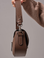 Кожаная сумка Azaro 31049 коричневый какао соло