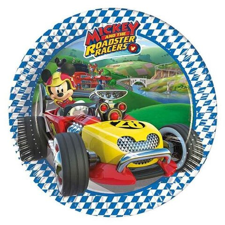 Распродажа Тарелка Минни маус Гонщик 20 см.8 шт.