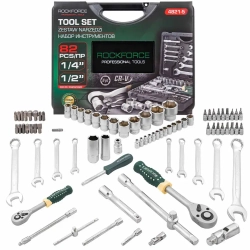 Набор инструментов 82пр. 1/2'', 1/4'' (6гр.) (4-32мм) RockForce##Rock FORCE RF-4821-5