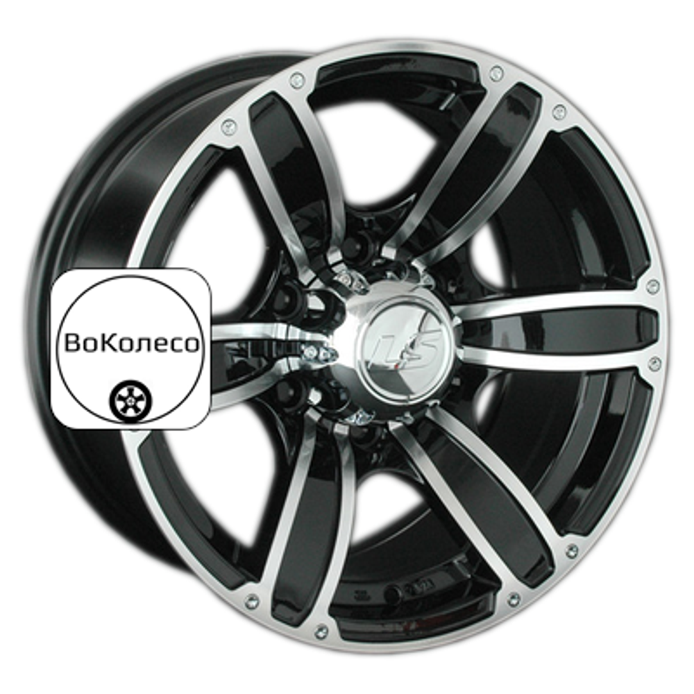 8x17/6x139,7 ET10 D107,1 766 BKF (конус, Колпак+лого) LS