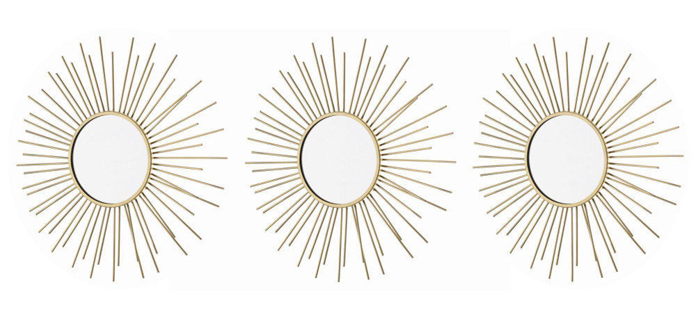 Набор декоративных зеркал 3шт Aviere 29225