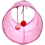 Игровой туннель для животных «МурМяу», цвет розовый, 46*25см