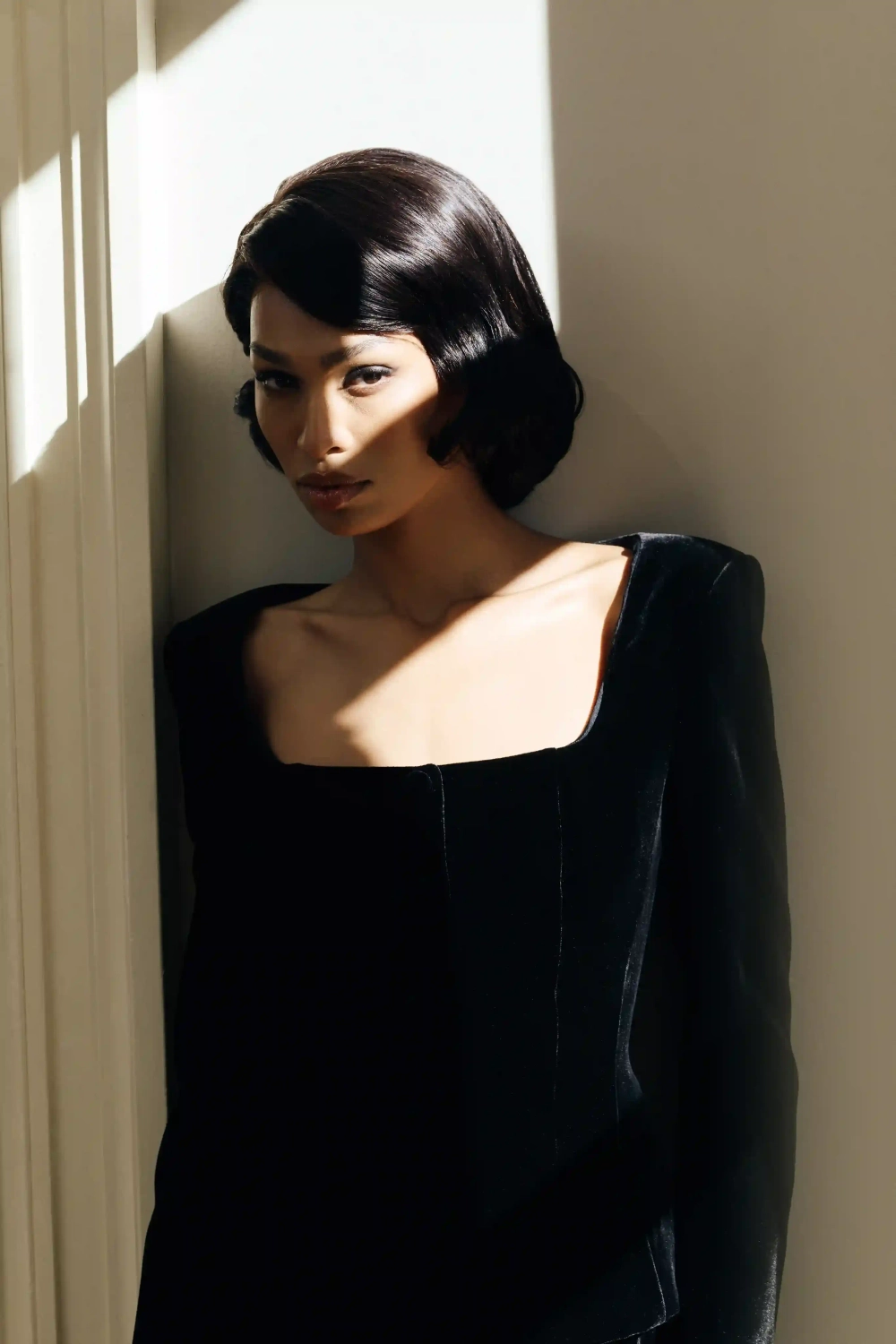 Rachel, жакет из черного бархата