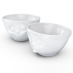 Набор чаш Happy & Oh please, 200 мл, белый, 2 шт.