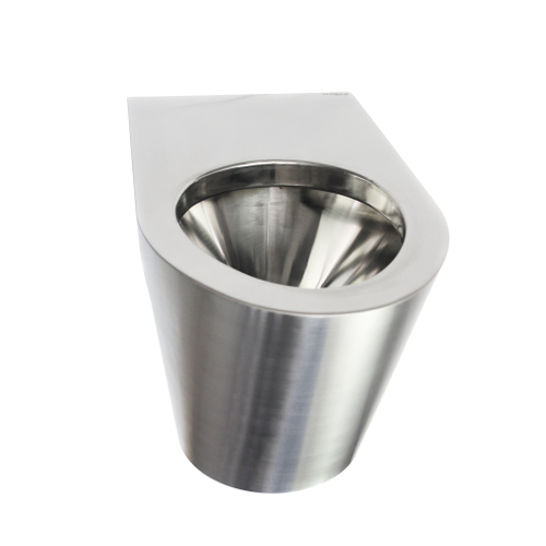 Унитаз напольный нерж. сталь NOFER 13013.S матовый