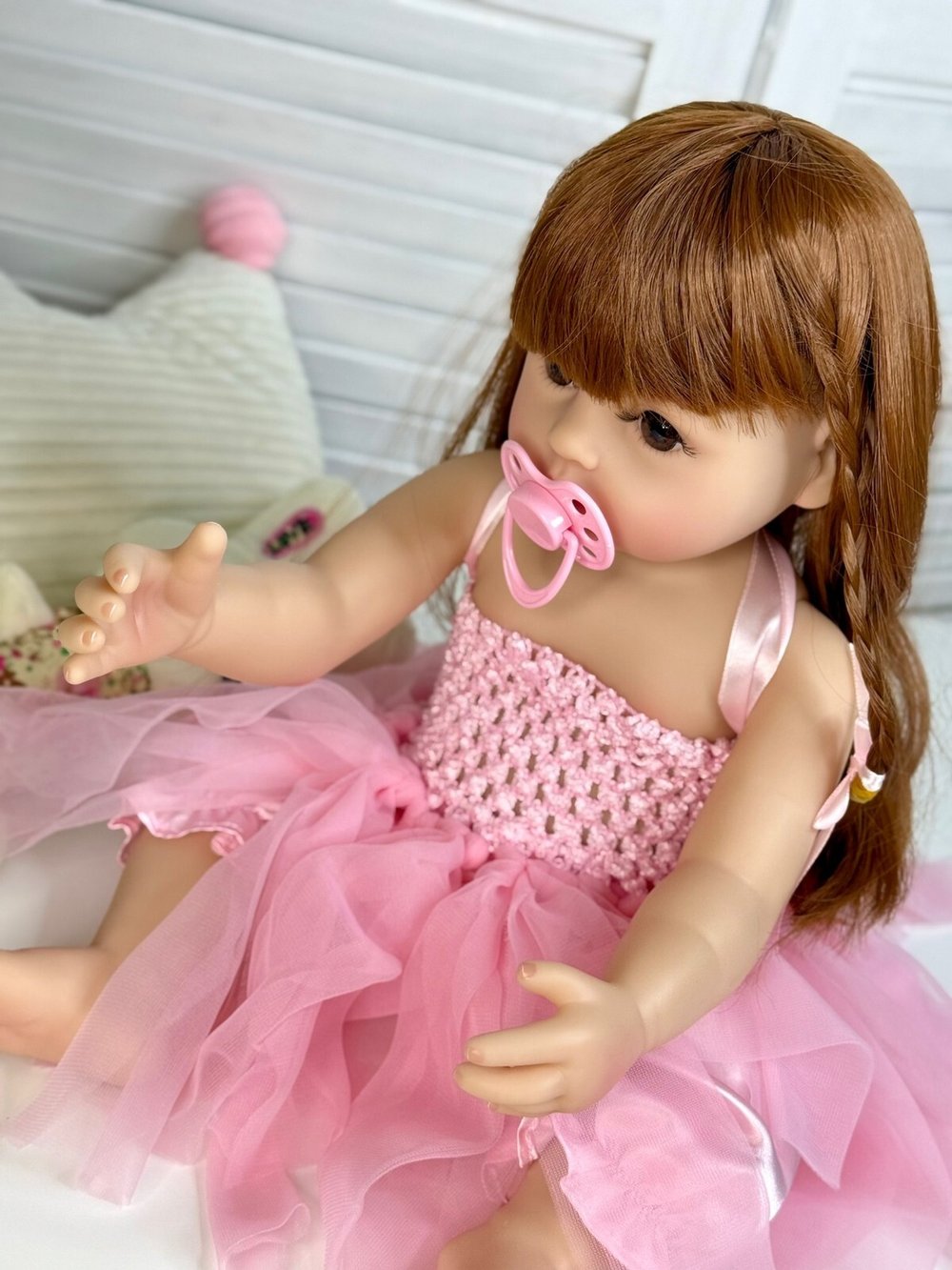 Кукла Реборн виниловая 48см в пакете (FA-063A)