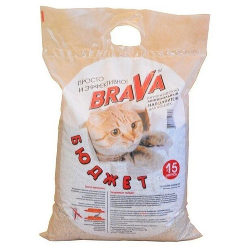 Brava наполнитель впитывающий для кошек универсальный бюджет