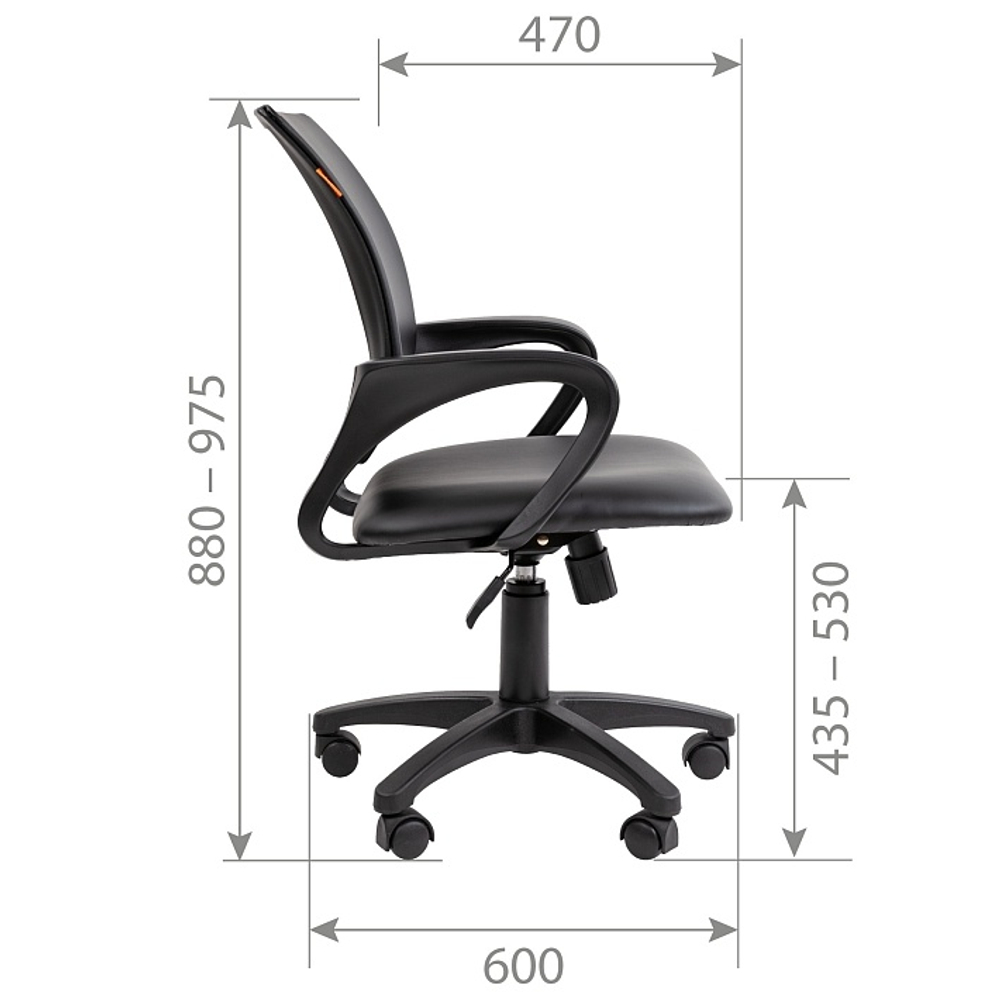 Офисное кресло CHAIRMAN 696 ЭКО, экокожа