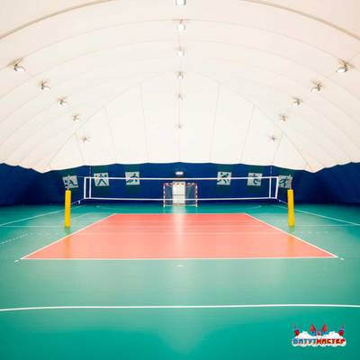 Воздухоопорный купол «Простор 3» 70×50×20 м — из ПВХ универсальный