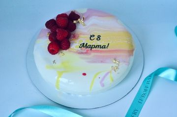 Муссовый торт на 8 марта круглый
