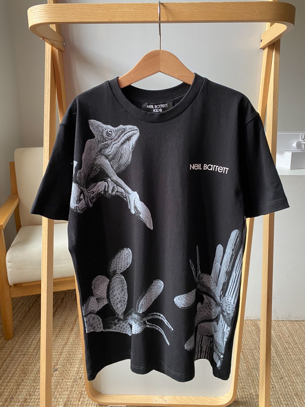 Новая хлопковая футболка Neil Barrett, 152