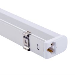 ULI-L02-14W-4200K-SL Линейный светильник LED аналог Т5. 1100Lm. 4200К. выключатель на корпусе. Цвет корпуса серебристый