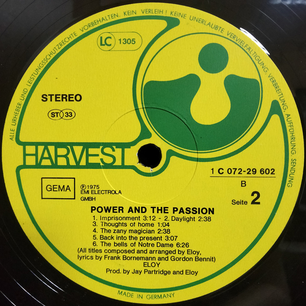 Eloy / Power And The Passion (LP)