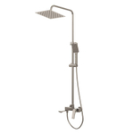 Душевая стойка Grossman Cosmo 500.K35.02.120 с верхним душем,ручной лейкой и смесителем, брашированный никель,1 место
