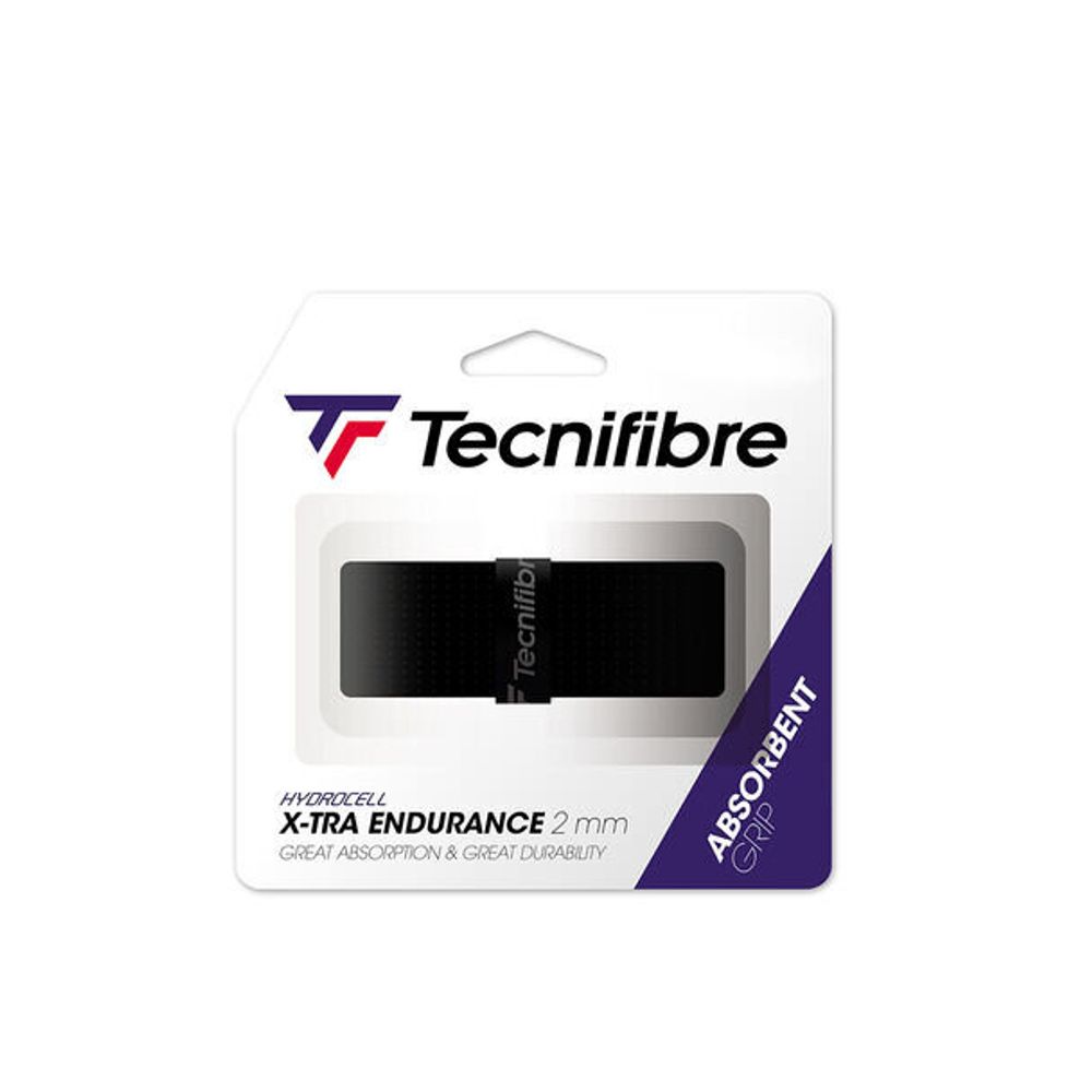 Аксессуары для тенниса Намотка базовая TECNIFIBRE XTRA ENDURANCE BLACK  .