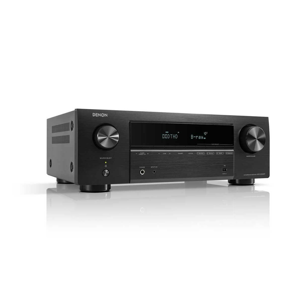 AV ресивер Denon AVR-X580BT, Black, 5.2-канальный, 70 Вт на канал