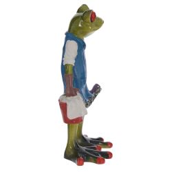 GAEM Фигурка декоративная "Лягушка", L9,5 W5 H16 см