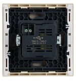 FORTE&PIANO Розетка USB A+C 3,1А FP450 ваниль IEK