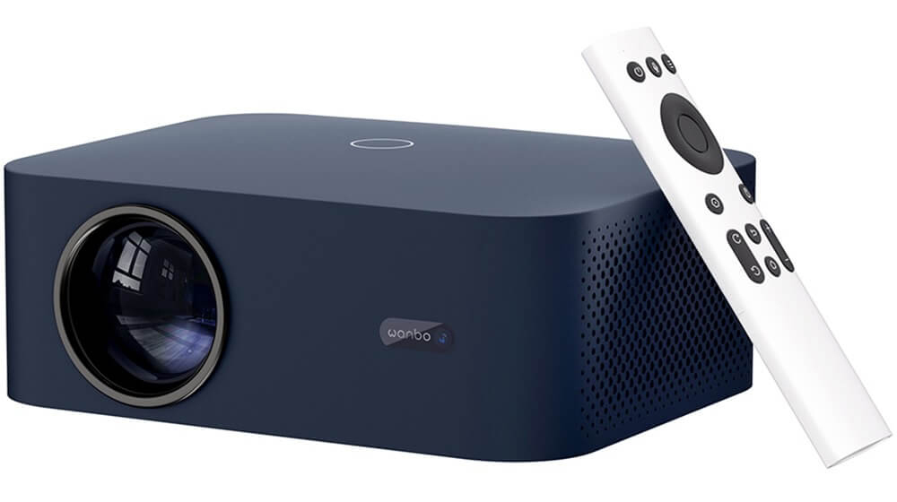 Портативный проектор Wanbo Projector X2 Max (Android 9.0, 1080P, 1+8G, EU, синий)
