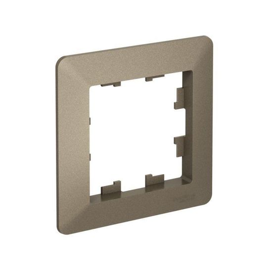 Рамка 1-м AtlasDesign Air шампань/дым. черн. SE ATN220501