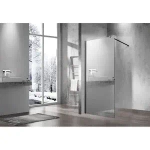 Душевая перегородка Walk-In VSW-1H100MRB, 1000*2000, черный, стекло зеркальное, , шт
