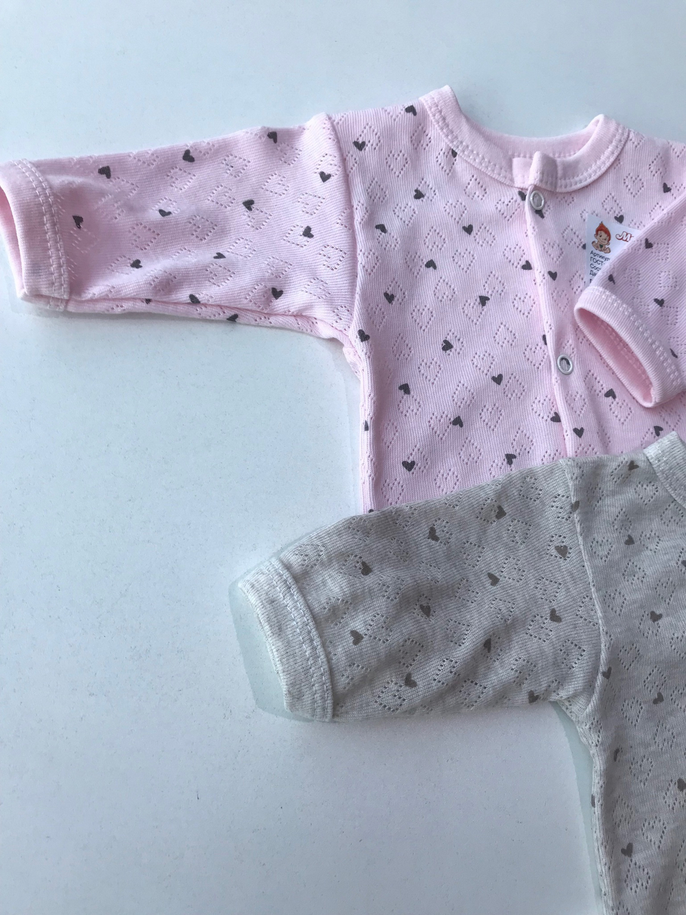 Кофта Сердечко (Малышеево) кулир Арт: 0101Р (Размер: 62)