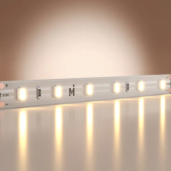 Светодиодная лента Базовая 24В 2835 9,6Вт/м 3000K 5м IP 20 201177 Led Strip 201177