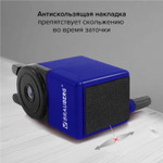 Точилка механическая BRAUBERG "JET" металлический механизм корпус синий (2 штуки в упаковке)