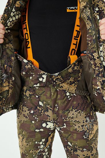 Костюм зимний  "TRITON PRO" - 15  (Мембрана, Вельбоа, Бежевый) TRITONGEAR