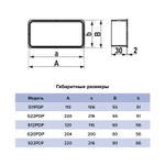 Заглушка PDP 90х220  ERA