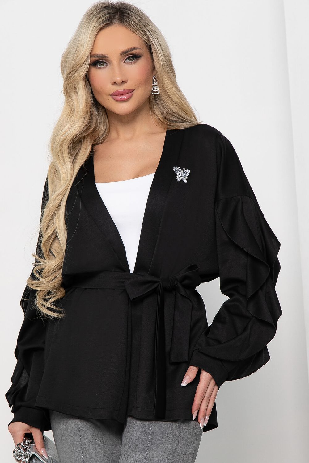 Жакет Баттерфляй (черный) Б8029 LT Collection
